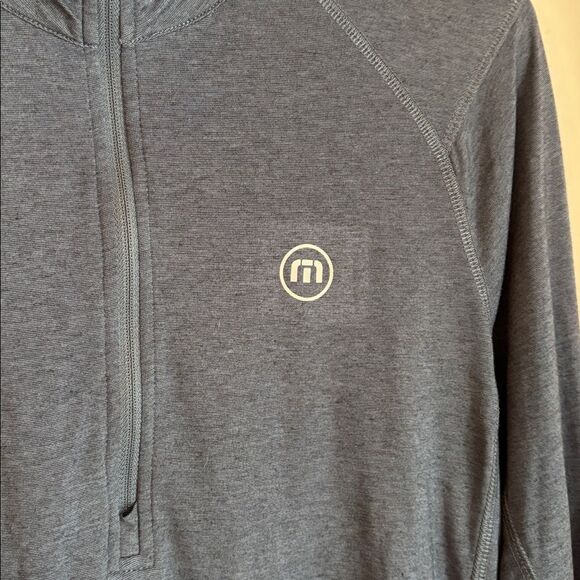 Travis Mathew Dark Blue Pullover men golf quarter zip lightweight performance S - Picture 4 of 7